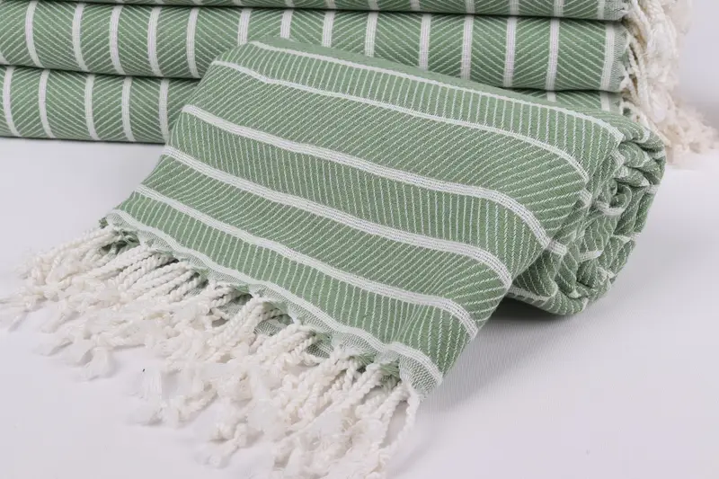 Monogram Beach Towel, Best Friend Christmas Gift, Pool Towels, Gift For Him, Kids Beach Towel, 70x40 Bamboo Herringbone Towel, Quick-Dry Beach Towel - 4