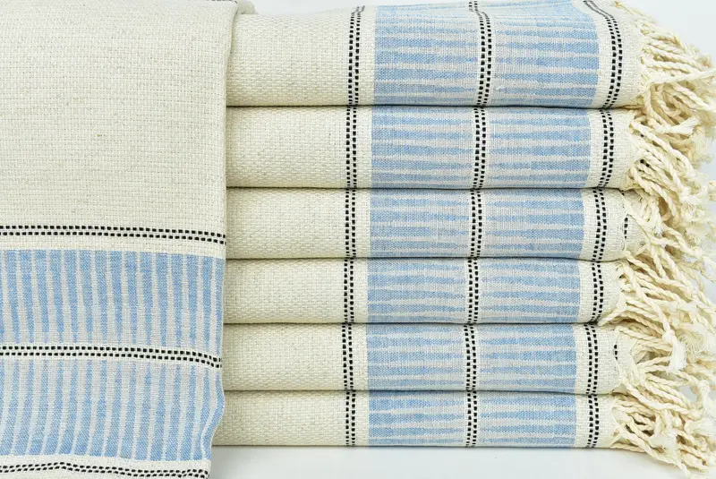 Valentines Day Gift For Him, Bridesmaid Gift, Custom Wedding Gift, 70x40 Linen Striped Towel, Vegas Bachelorette Party Favors, Bridesmaid Gift Towel - 1