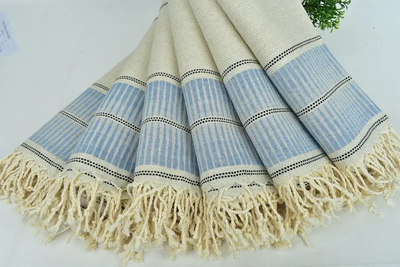 Valentines Day Gift For Him, Bridesmaid Gift, Custom Wedding Gift, 70x40 Linen Striped Towel, Vegas Bachelorette Party Favors, Bridesmaid Gift Towel - 4