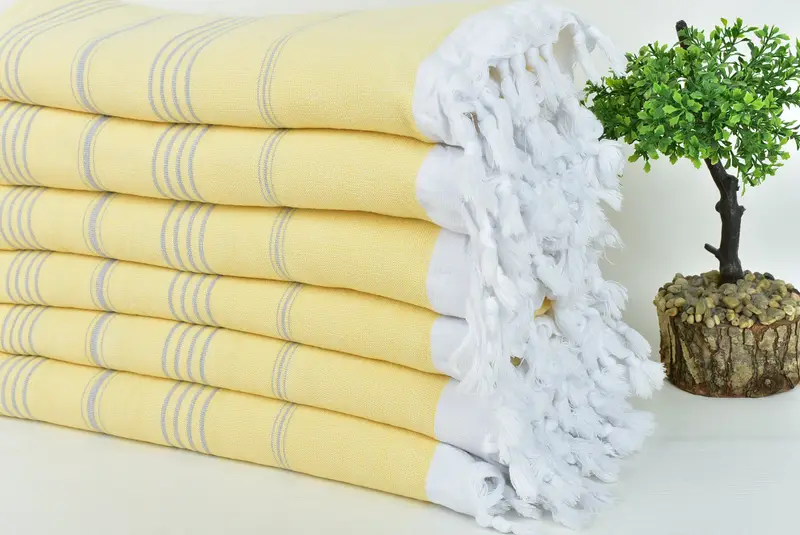 Quick-dry towel, Holiday Towel, Halloween Gifts, Eco-Friendly Turkish Towel, Wedding Gift, 70x36 Cotton Striped Terry Towel, Absorbent Turkish towel - 3