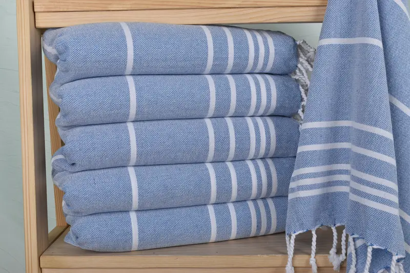 Turkish Tea Towel, 38x18 Cotton Striped Towel, Kitchen Towel, Personalized Gift For Him, Personalized Dish Towel, Bachelorette Party Items - 2