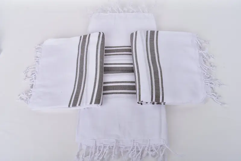 Gift For Him, Bridesmaid Proposal Gift, Bachelorette Party Gifts Bridesmaids, 70x38 Cotton Striped Towel, Lightweight towel, Custom Wedding Towel - 6
