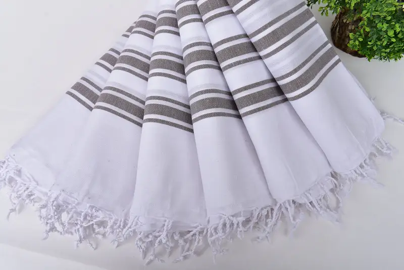 Gift For Him, Bridesmaid Proposal Gift, Bachelorette Party Gifts Bridesmaids, 70x38 Cotton Striped Towel, Lightweight towel, Custom Wedding Towel - 4