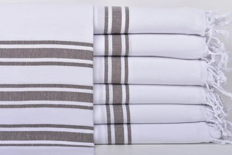 Gift For Him, Bridesmaid Proposal Gift, Bachelorette Party Gifts Bridesmaids, 70x38 Cotton Striped Towel, Lightweight towel, Custom Wedding Towel - 1