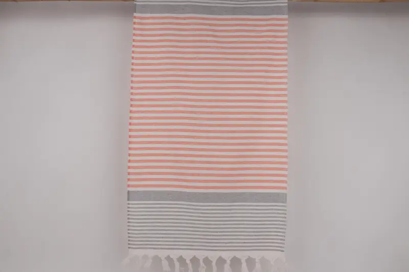 Monogrammed Hand Towel, Wedding Gifts Towel, 36x18 Cotton Striped Terry Towel, Personalized Gift, Gift For The Home Decor, Monogram Hand Towel - 8
