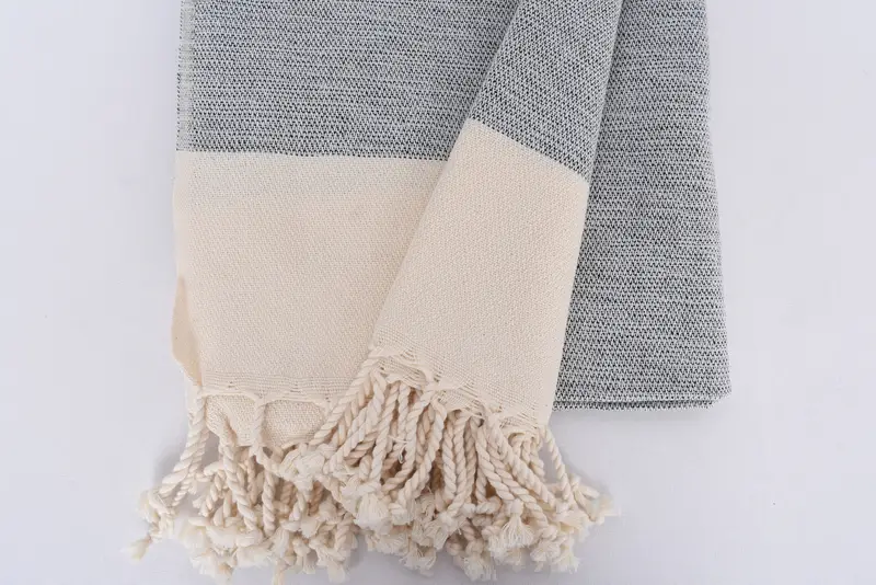 Spa Towel, Embroidered Towel, Organic towel, Beach Towel Bulk, 64x40 Cotton Flat Towel, Luxury Turkish beach towel with fringe, Gift For Boyfriend - 8