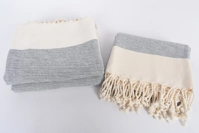 Spa Towel, Embroidered Towel, Organic towel, Beach Towel Bulk, 64x40 Cotton Flat Towel, Luxury Turkish beach towel with fringe, Gift For Boyfriend - 7