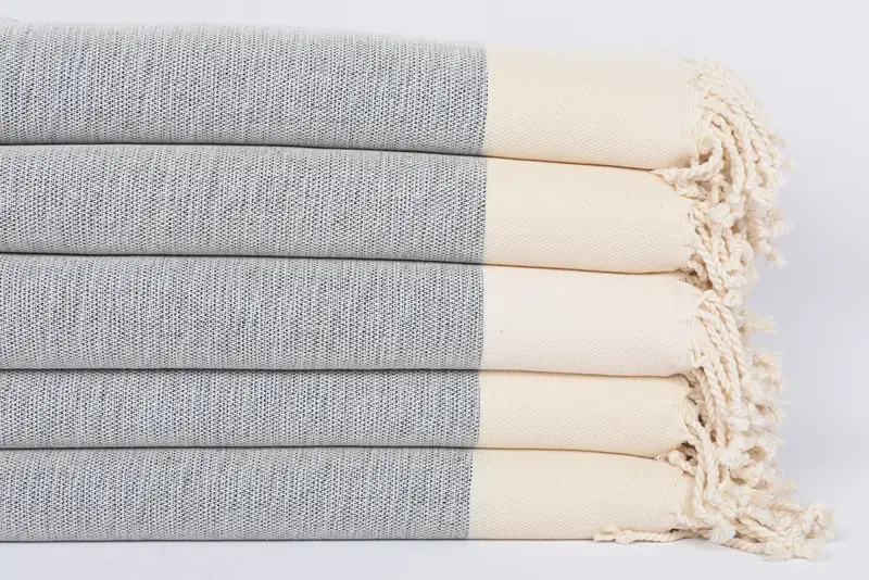 Spa Towel, Embroidered Towel, Organic towel, Beach Towel Bulk, 64x40 Cotton Flat Towel, Luxury Turkish beach towel with fringe, Gift For Boyfriend - 3