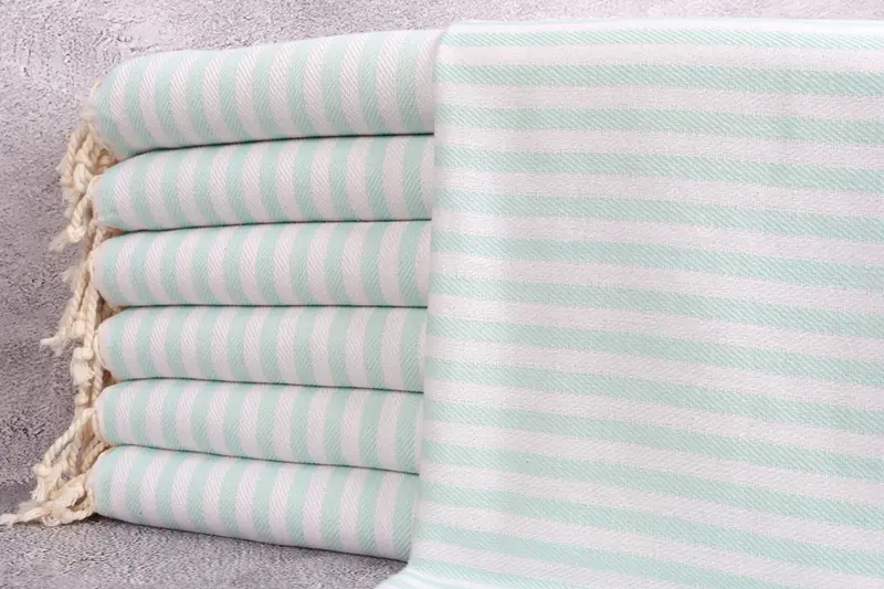 40x18 Cotton Striped Towel, Turkish Towel Hand Towel, Kitchen Towel, Holiday Towel, Housewarming Gift, Christmas Hand Towel, Personalized Dish Towel - 1