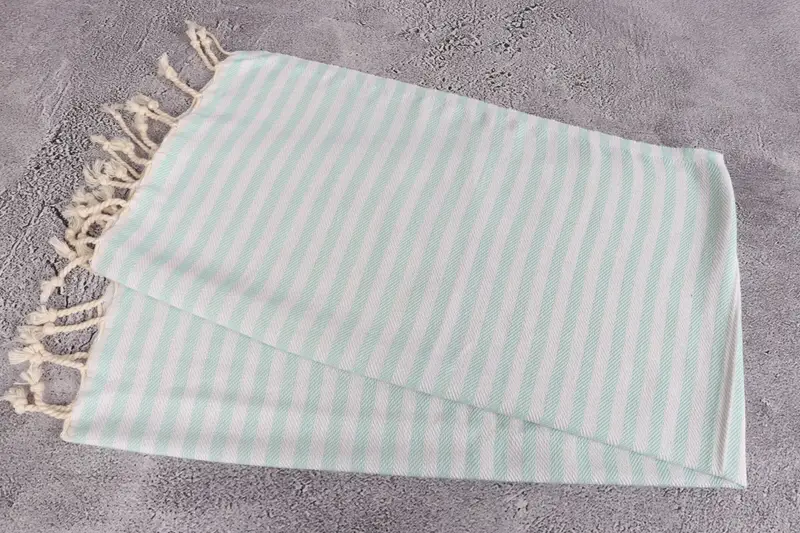 40x18 Cotton Striped Towel, Turkish Towel Hand Towel, Kitchen Towel, Holiday Towel, Housewarming Gift, Christmas Hand Towel, Personalized Dish Towel - 6