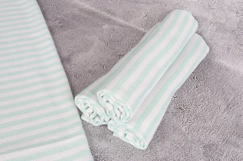 40x18 Cotton Striped Towel, Turkish Towel Hand Towel, Kitchen Towel, Holiday Towel, Housewarming Gift, Christmas Hand Towel, Personalized Dish Towel - 8
