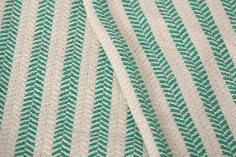 Monogrammed Hand Towel, 36x16 Cotton Striped Towel, Monogram Tea Towel, Beach Theme Bachelorette Party, Bathroom Towels, Monogram Kitchen Towel - 7