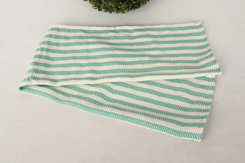 Monogrammed Hand Towel, 36x16 Cotton Striped Towel, Monogram Tea Towel, Beach Theme Bachelorette Party, Bathroom Towels, Monogram Kitchen Towel - 6