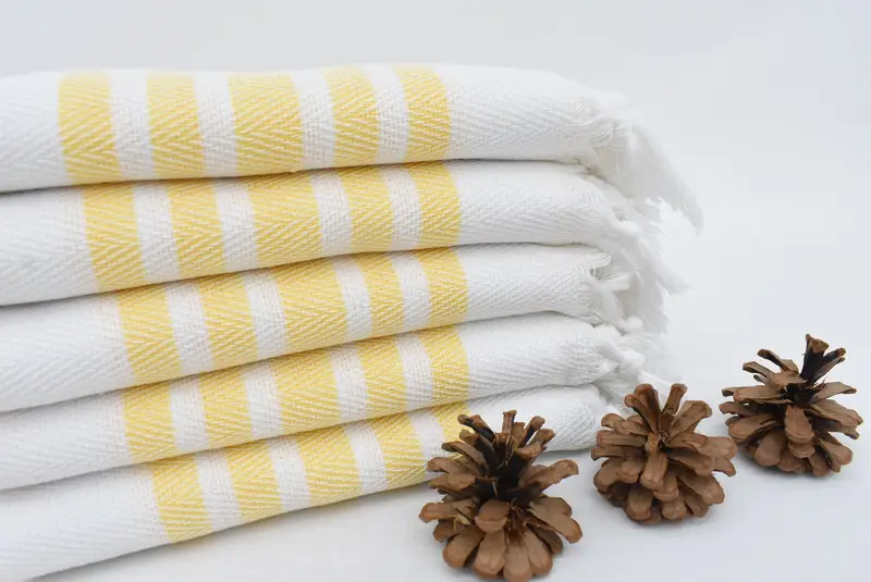 Personalized Gifts, Bridal Shower Gifts, Personalized Hand Towel, 36x24 Cotton Herringbone Towel, Monogram Kitchen Towel, Gift For Wedding Day - 2