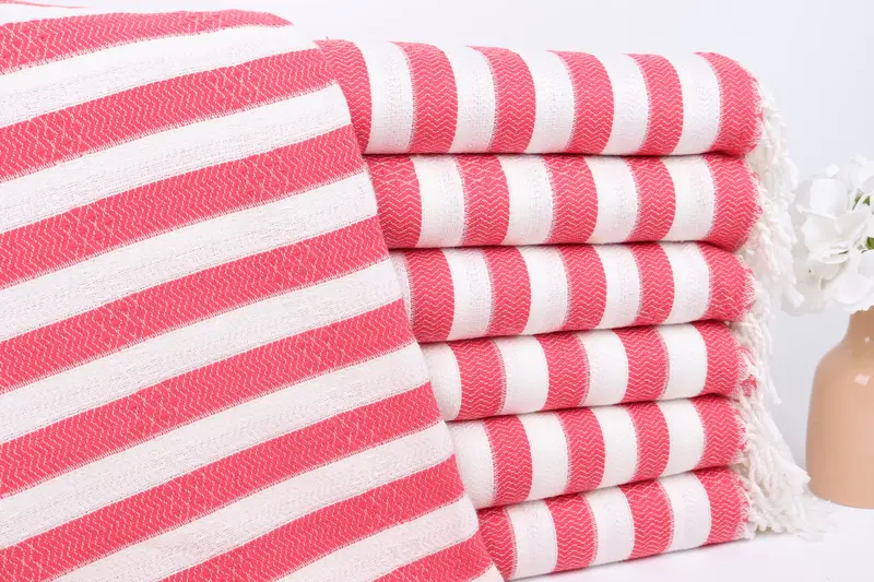 Bridesmaid Gifts, Bridal Shower Gifts, Custom Turkish Towel, Personalized Turkish Towel, Bachelorette Party Gifts, 70x36 Cotton Striped Towel - 1