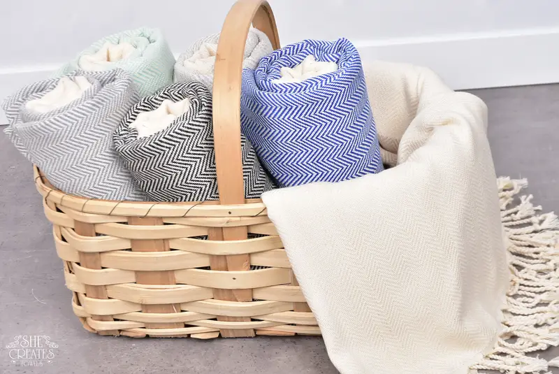 Absorbent Turkish towel, Fouta towel, Personalized Gift For Him, Wedding Gifts Towel, Wedding Towel, Bachelorette Towel, 70x36 Cotton Zig zag Towel - 7