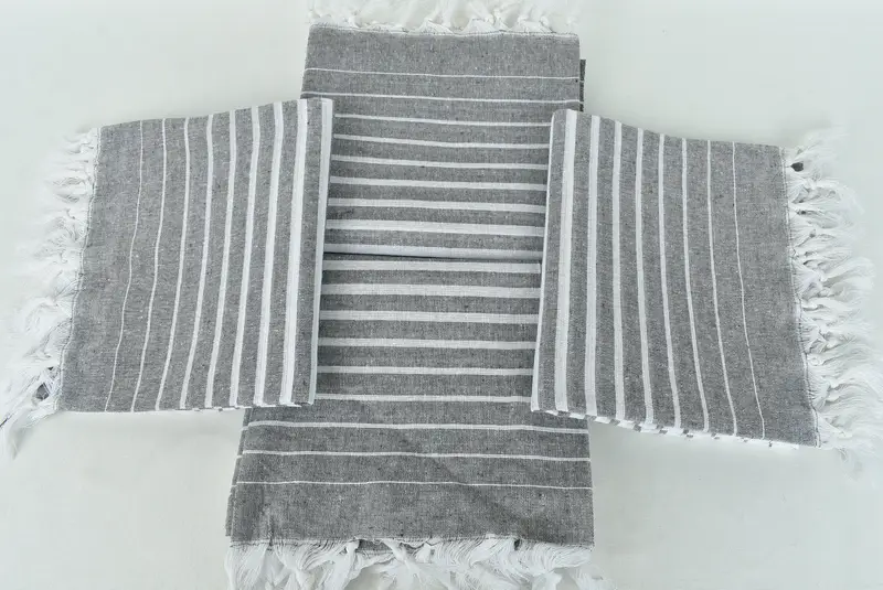 Monogram Türk Havlu, 70x40 Pamuklu Çizgili Havlu, Kişiselleştir Hediye, Kum Dayanıklı Havlu, Bachelorette Hediyeleri, Özel Havlu Plajı, Plaj Havlu Toplu - 6