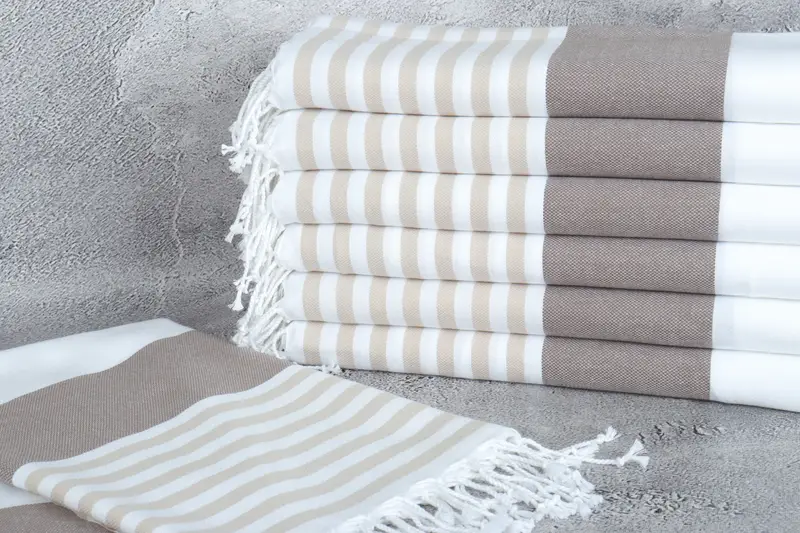 Wedding Gifts Towel, Beach Wedding Favor, Maid Of Honor Gift, 70x40 Cotton Striped Towel, Beach Towel Gift, Spa Gift Towel, Bachelorette Party Gifts - 2
