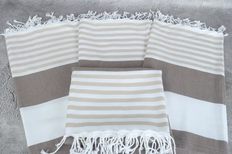 Wedding Gifts Towel, Beach Wedding Favor, Maid Of Honor Gift, 70x40 Cotton Striped Towel, Beach Towel Gift, Spa Gift Towel, Bachelorette Party Gifts - 4