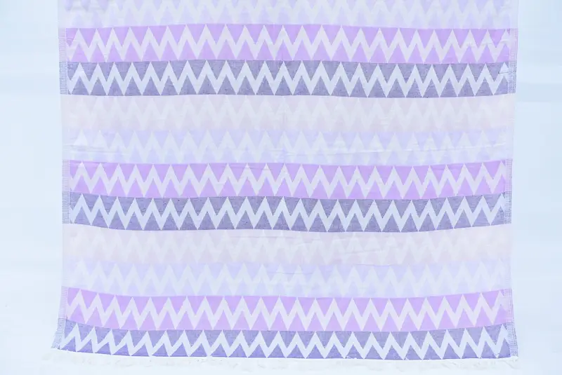70x40 Cotton Zigzag Design Towel, Peshtemal Towel, Bridal Gifts, Bachelorette Party Decorations, Turkish bath towel, Bachelorette Party Gifts - 1