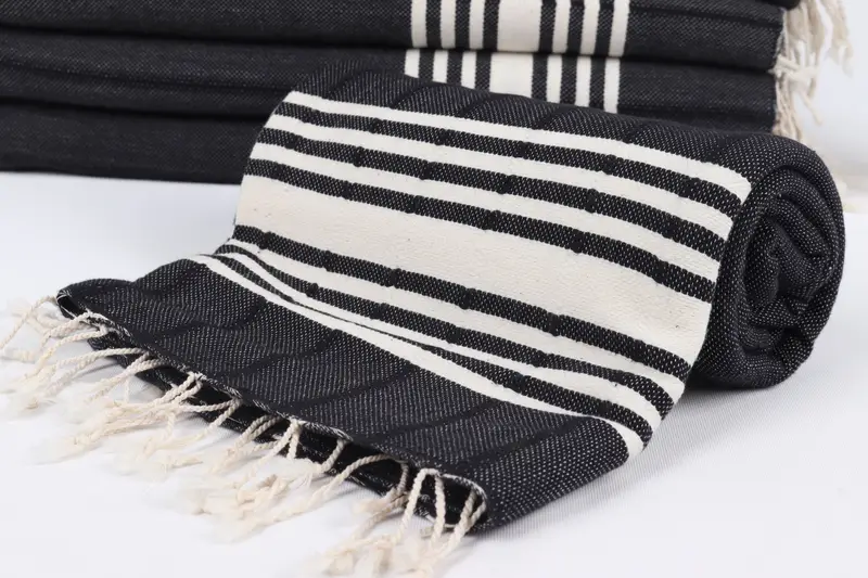 Summer Towel, Xmas Gifts, Gifts For Him, Thin towel, Gym Towel, 64x36 Cotton Striped Towel, Turkish beach towel, Authentic Turkish hammam peshtemal - 4