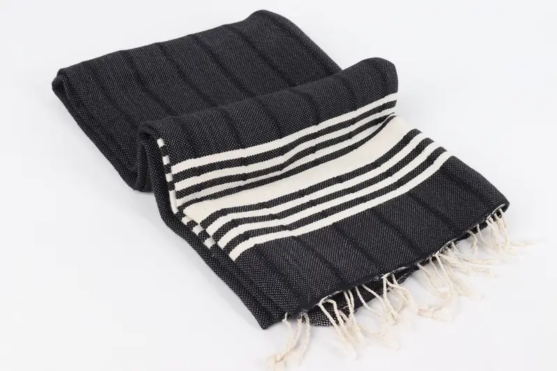 Summer Towel, Xmas Gifts, Gifts For Him, Thin towel, Gym Towel, 64x36 Cotton Striped Towel, Turkish beach towel, Authentic Turkish hammam peshtemal - 6