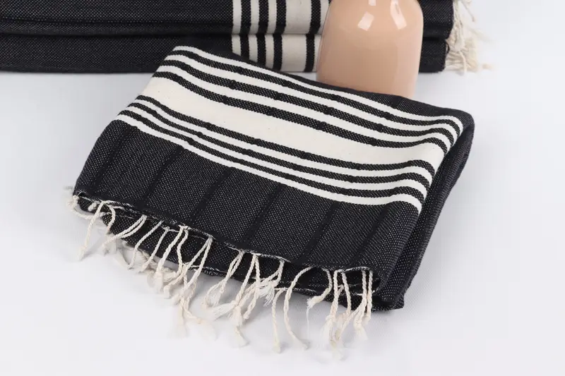 Summer Towel, Xmas Gifts, Gifts For Him, Thin towel, Gym Towel, 64x36 Cotton Striped Towel, Turkish beach towel, Authentic Turkish hammam peshtemal - 5