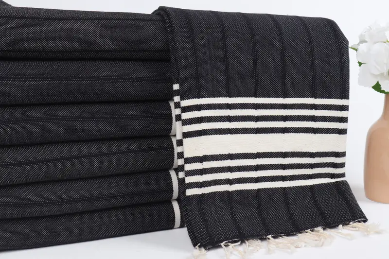 Summer Towel, Xmas Gifts, Gifts For Him, Thin towel, Gym Towel, 64x36 Cotton Striped Towel, Turkish beach towel, Authentic Turkish hammam peshtemal - 2
