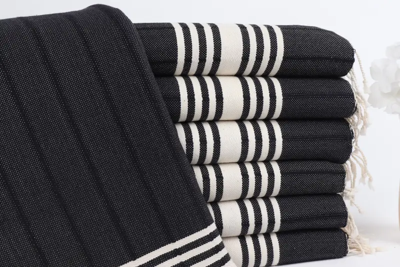 Summer Towel, Xmas Gifts, Gifts For Him, Thin towel, Gym Towel, 64x36 Cotton Striped Towel, Turkish beach towel, Authentic Turkish hammam peshtemal - 1