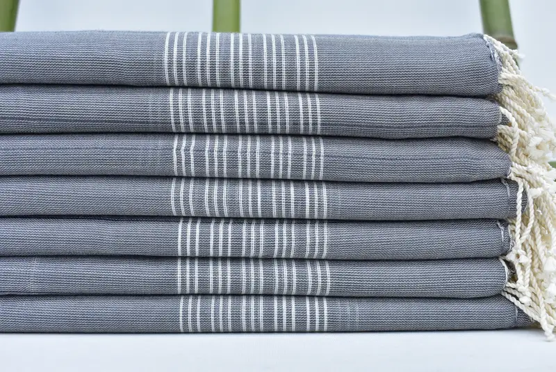 70x40 Cotton Striped Towel, Gift For Her, Fouta towel, Bachelorette Favors Beach, Bachelorette Beach Towel, Cotton towel, Wedding Gift Ideas - 1