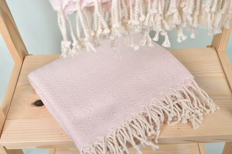 70x40 Cotton Diamond Towel, Sand-resistant towel, Custom Wedding Gift, Bachelor Party Gifts, Guest Towel, Organic Cotton Towel, Wedding Favors - 5