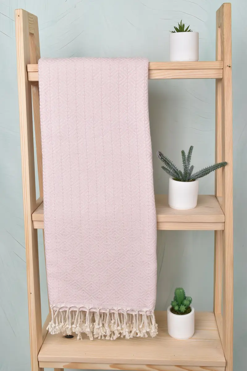 70x40 Cotton Diamond Towel, Sand-resistant towel, Custom Wedding Gift, Bachelor Party Gifts, Guest Towel, Organic Cotton Towel, Wedding Favors - 8
