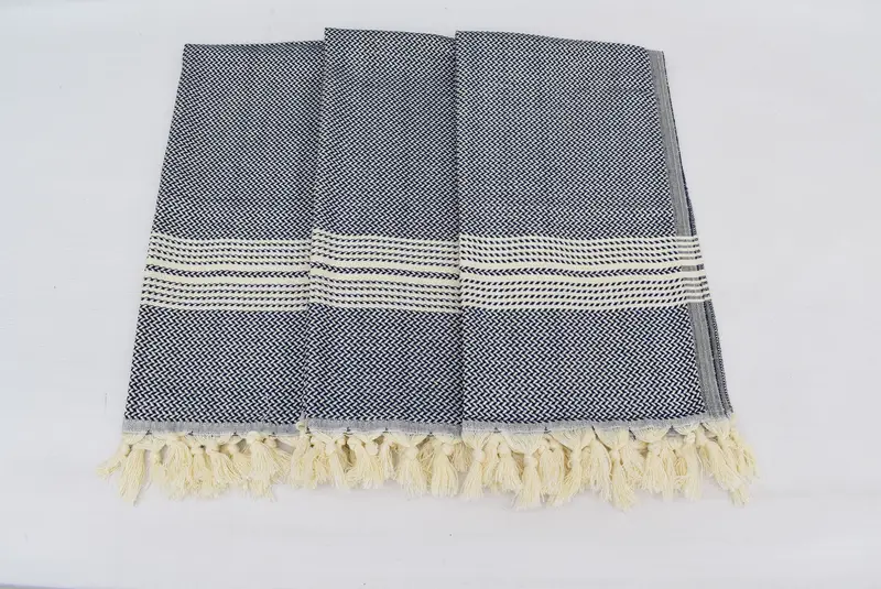 Turkish Tea Towel, Wedding Gift Ideas, Summer Gift, Gift For The Home Decor, 40x18 Cotton Striped Towel, Turkish Towel Hand Towel, Bathroom Towels - 8
