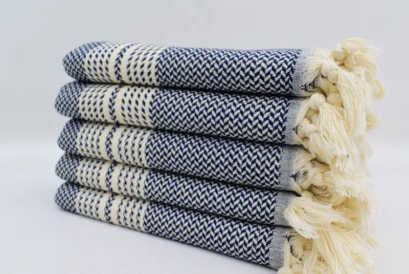 Turkish Tea Towel, Wedding Gift Ideas, Summer Gift, Gift For The Home Decor, 40x18 Cotton Striped Towel, Turkish Towel Hand Towel, Bathroom Towels - 3