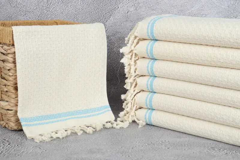 38x18 Toalla a rayas de algodón, regalo de inauguración de la casa, poca de cocina turca, toalla de gimnasia, regalo para él, toalla de mano de monograma, toalla de cocina, regalos de despedida de soltero - 3