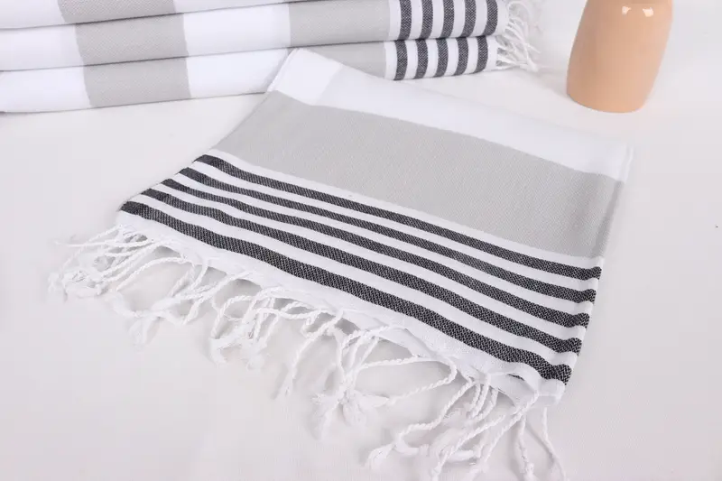 Personalized Dish Towel, Monogram Tea Towel, Wedding Gift, 40x24 Cotton Striped Towel, Bridesmaid Gifts, Custom Wedding Gift From Bridesmaid - 5