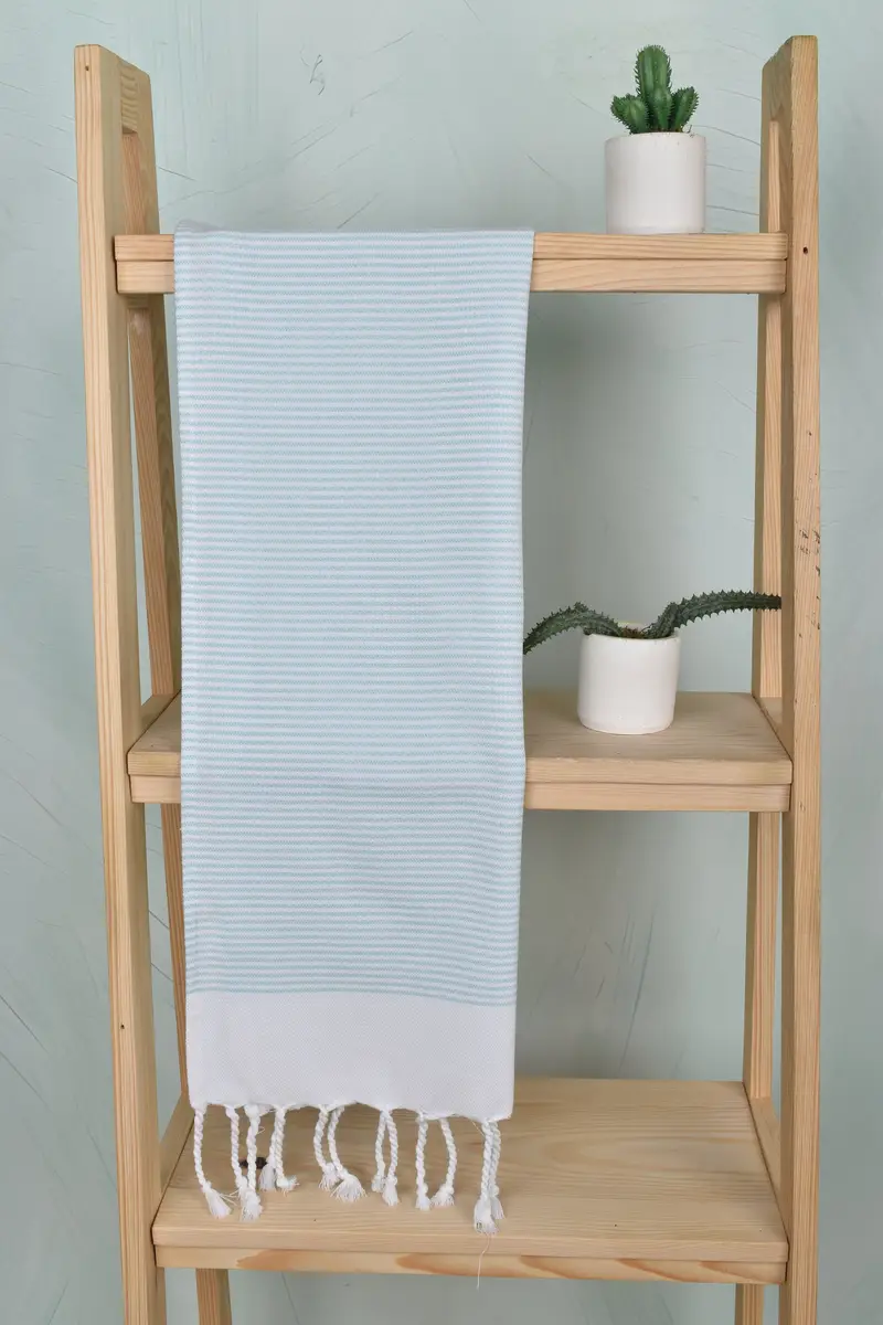 Turkish Towel Hand Towel, Custom Hand Towel, Bridesmaid Gifts, Grandma Gift, 40x18 Cotton Striped Towel, Boyfriend Gift, Turkish Towel Monogram - 8