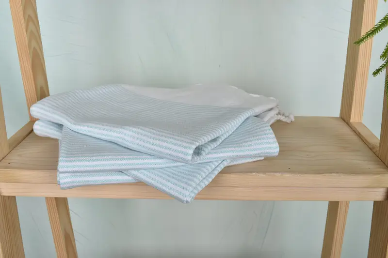 Turkish Towel Hand Towel, Custom Hand Towel, Bridesmaid Gifts, Grandma Gift, 40x18 Cotton Striped Towel, Boyfriend Gift, Turkish Towel Monogram - 7