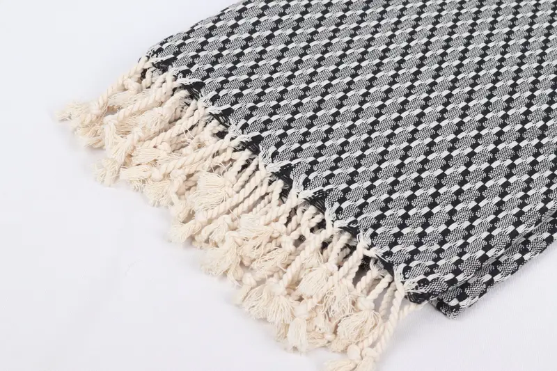 Fouta towel, 68x40 Cotton Geometric Towel, Merry Christmas Gifts, Hammam towel, Bachelorette Towel, Gift For Her, Florida Bachelorette Party Favors - 7