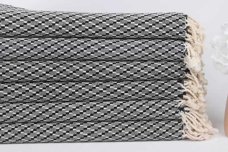 Fouta towel, 68x40 Cotton Geometric Towel, Merry Christmas Gifts, Hammam towel, Bachelorette Towel, Gift For Her, Florida Bachelorette Party Favors - 3