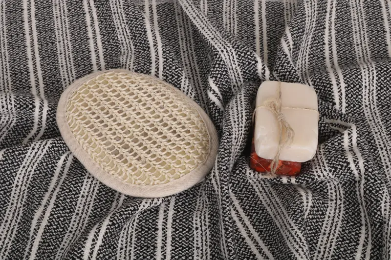 Küçük banyo havlu, Noel hediyeleri, 32x18 pamuklu düz havlu, onun için kişiselleştirilmiş hediye, banyo havlu, Türk el havlu, en iyi düğün hediyesi, spa havlu - 7