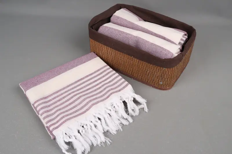 Wedding Favors, Gift For The Home Decor, Gift For Wedding Day, Custom Wedding Gift, Wedding Shower Gift, 68x36 Cotton Striped Towel, Bath towel - 5