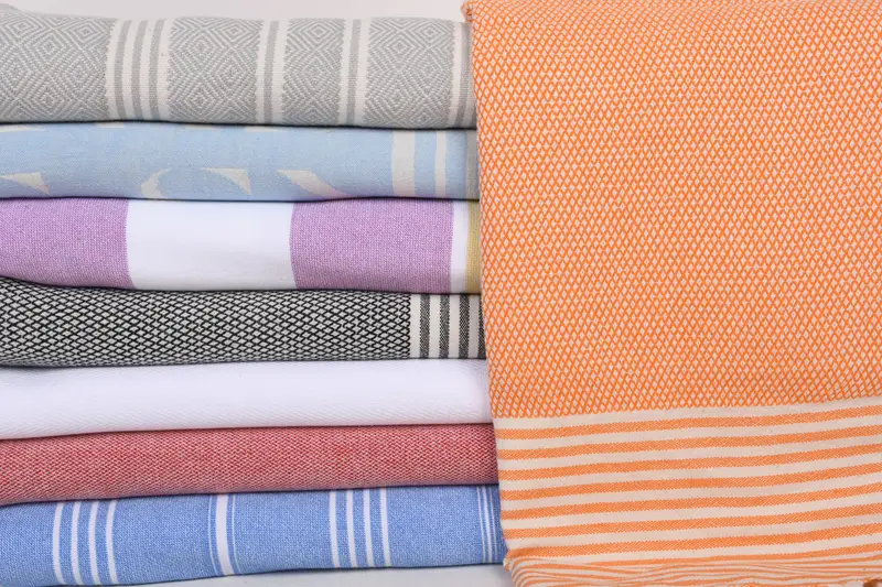 Anniversary Gift For Her, 70x40 Cotton Set of 8 Towel, Personalized Turkish Beach Towel, Cotton towel, Bachelorette Gifts, Sand-resistant towel - 1