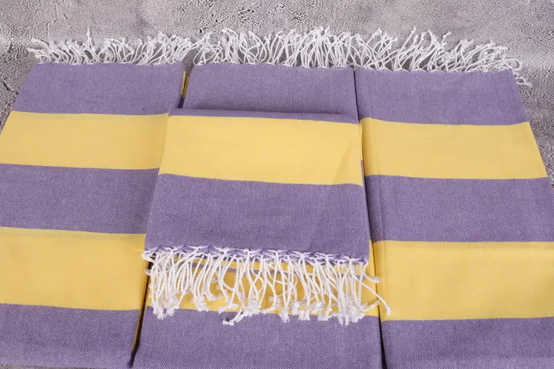 70x40 Cotton Striped Towel, Quick-drying cotton Turkish beach towel, Turkish Towel Beach, Absorbent towel, Bridesmaid Gift, Mother Of The Groom Gift - 4