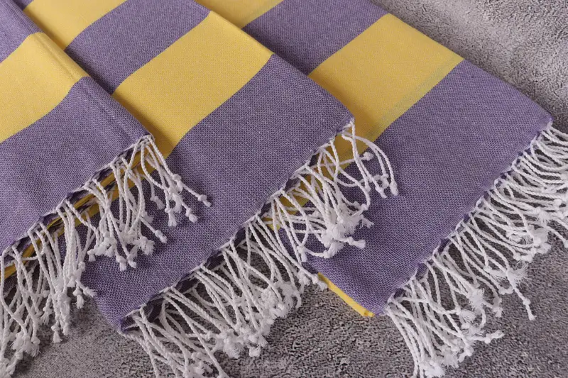 70x40 Cotton Striped Towel, Quick-drying cotton Turkish beach towel, Turkish Towel Beach, Absorbent towel, Bridesmaid Gift, Mother Of The Groom Gift - 5