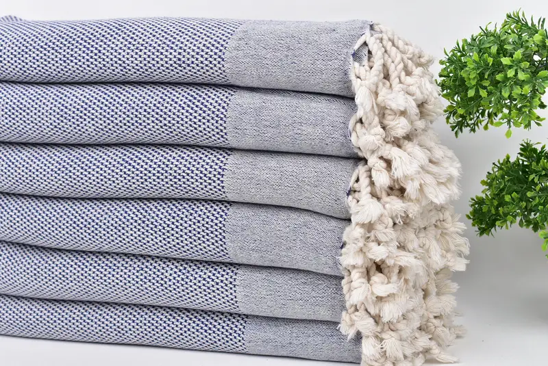 Custom Gift, Wedding Favors, Valentines Day Gift For Him, 70x40 Cotton Geometric Towel, Eco-Friendly Turkish Towel, Turkish bath towel, Summer Towel - 3