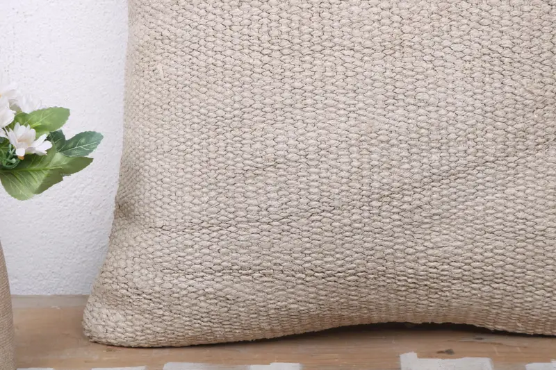Cushion Case, Tribal Cushion Case, Kilim Cushion Sham, 20x20 White Pillow Case, Kilim Pillow Cover, Home Decor Pillow, Outdoor Bolster Cushion Cover - 3