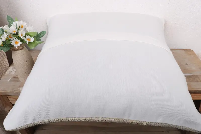 Cushion Case, Tribal Cushion Case, Kilim Cushion Sham, 20x20 White Pillow Case, Kilim Pillow Cover, Home Decor Pillow, Outdoor Bolster Cushion Cover - 7