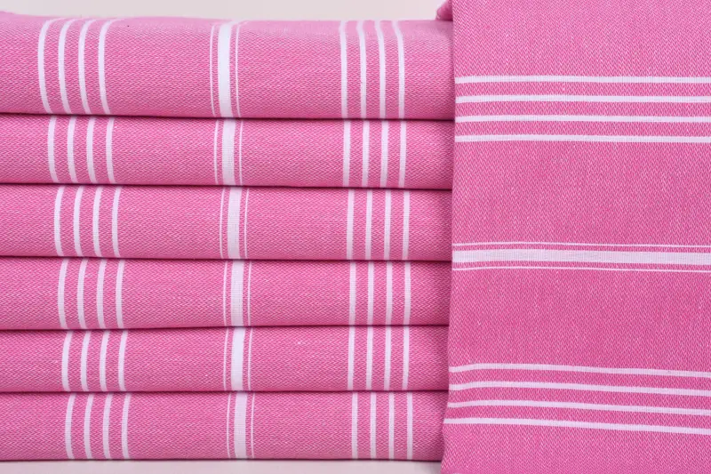 Personalized Wedding Gift, Valentines Day Gift Idea, Organic Towel, 70x40 Cotton Striped Towel, Luxury towel, Turkish Beach Towel Bulk, Travel towel - 1