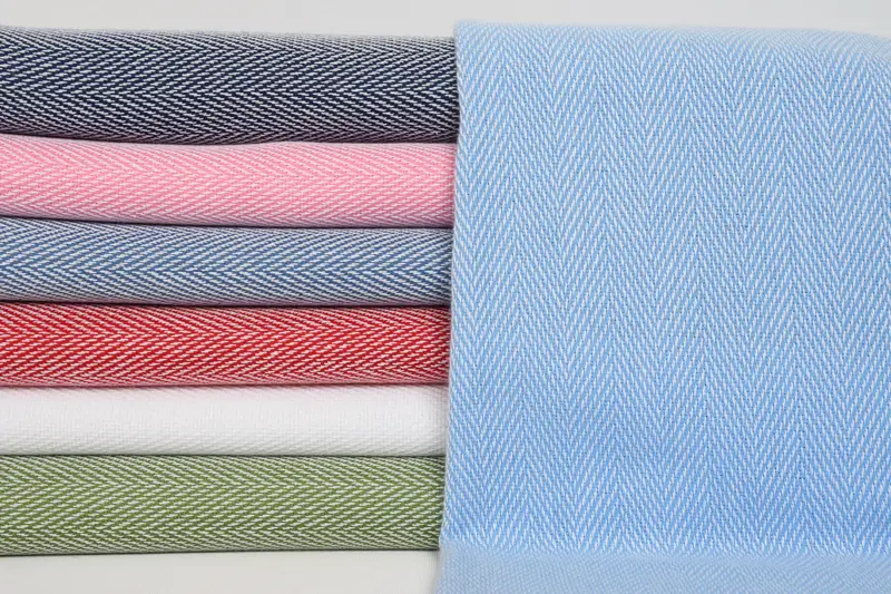 Custom Towel, Lightweight towel, Organic cotton peshtemal for spa and beach, Bachelorette Gifts, 70x40 Cotton Herringbone Towel, Unique Gift - 1